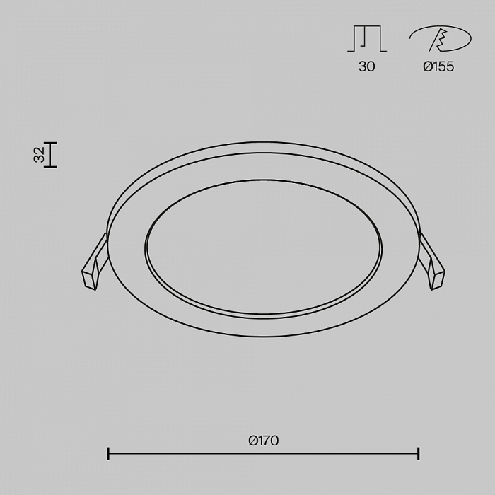 Светильник Technical DL016-6-L12W